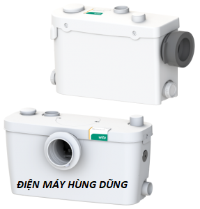 Cụm bơm cắt rác wc Wilo Hi-Drainlift 3-37 (400w)
